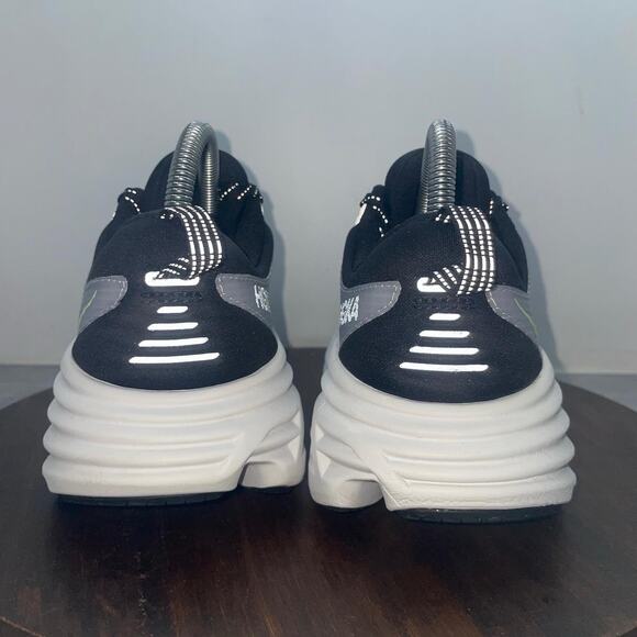 Hoka One Bondi 8 TS Caged Size Men’s 7 White Tart Apple Running Shoes 1155391 main image 9